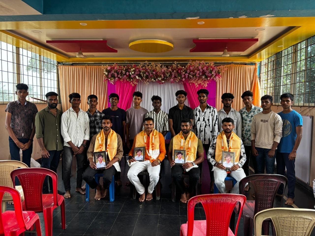 Students training at Malnad Career Academy